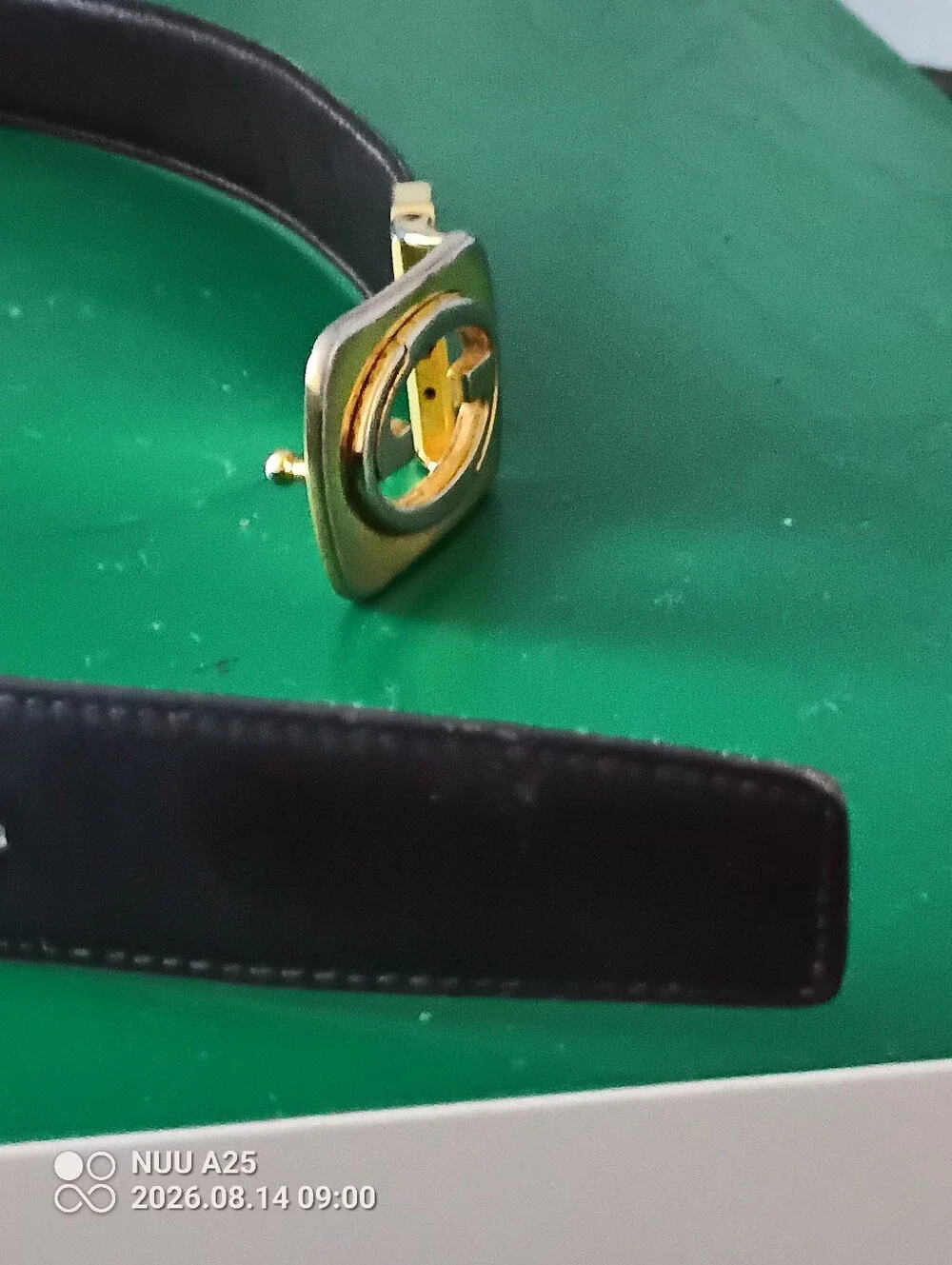 Vintage Gucci Belt. Made In Italy. Dark Brown Leather 30.5